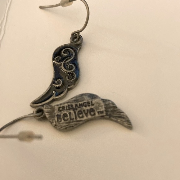 *BOGO FREE* Criss Angel Believe wing earrings - Picture 2 of 2